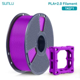 SUNLU 1KG PLA+2.0 3D Printer Filament Tougher and Stronger PLA Plus Filament 1000G/Roll 1.75mm 3D Filament Fits for FDM 3D Print