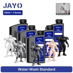 JAYO Water Washable Standard/ ABS Like Resin 3D Printer Resin 405nm UV Standard Rapid Photopolymer Resin For LCD/DLP/SLA 5Bottle