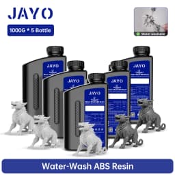 JAYO Water Washable Standard/ ABS Like Resin 3D Printer Resin 405nm UV Standard Rapid Photopolymer Resin For LCD/DLP/SLA 5Bottle