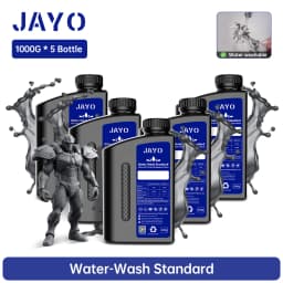 JAYO Water Washable Standard/ ABS Like Resin 3D Printer Resin 405nm UV Standard Rapid Photopolymer Resin For LCD/DLP/SLA 5Bottle