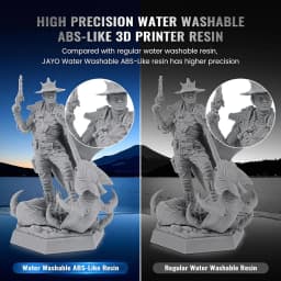JAYO Water Washable Standard/ ABS Like Resin 3D Printer Resin 405nm UV Standard Rapid Photopolymer Resin For LCD/DLP/SLA 5Bottle