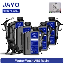 JAYO Water Washable Standard/ ABS Like Resin 3D Printer Resin 405nm UV Standard Rapid Photopolymer Resin For LCD/DLP/SLA 5Bottle
