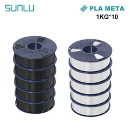 SUNLU PLA High Speed/PLA Meta 10KG 1KG/Roll 1.75mm+/-0.02MM 3D Printer Filament Lines Up Neatly Wound For FDM Printer Fast Ship
