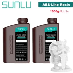 SUNLU 2KG ABS-Like/ Standard / Water-Wash 3D Resin 405nm UV Resin For Most SLA/DLP/LCD 3D Printer Material UV Sensitive 1kg