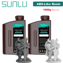 SUNLU 2KG ABS-Like/ Standard / Water-Wash 3D Resin 405nm UV Resin For Most SLA/DLP/LCD 3D Printer Material UV Sensitive 1kg