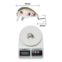 Mini Crankbait Fishing Lure 4.5cm 7.4g Floating Wobblers Artificial Hard Bait Swimbait Minnow Trout Bass Carp Fishing Tackle