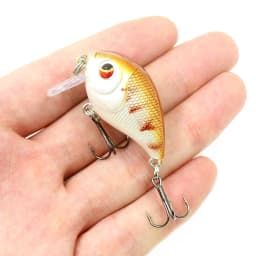 Mini Crankbait Fishing Lure 4.5cm 7.4g Floating Wobblers Artificial Hard Bait Swimbait Minnow Trout Bass Carp Fishing Tackle