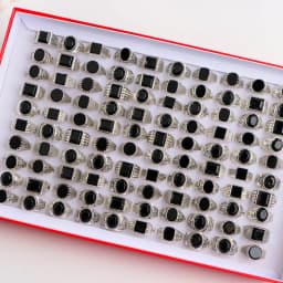 20Pcs/Lot Retro Punk Gothic Enamel Oil Drop Square Rings for Men Women Vintage Jewelry Accessories Party Gifts Mix Style