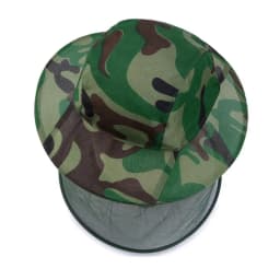 Camouflage Beekeeping Protective Bee Hat Insect Mesh Face Hat Anti-Mosquito Shawl Hat Outdoor Fishing Face Mask Hat