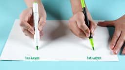 Ohuhu Markers Paper-friendly Water-based Coloring Markers 60 Colors Dual Brush Fineliner Tips Markers Coloring Books Art Markers
