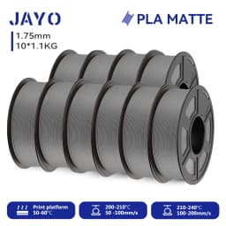 JAYO 9/10 Rolls 3D PETG/PLA/PLA PLUS Printer Filament 1.75mm 100% No Bubble Non-Toxic 3D Printing Materials for 3D Printer& Pen