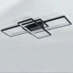 Modern Rectangle LED Chandelier Ceiling Light , 110CM Dimmable