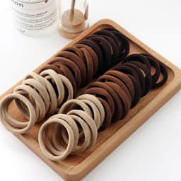 50/100 Pieces of Black and White Hair Bands, Women's Hair Bands, High-Elasticity Rubber Band Hair Bands