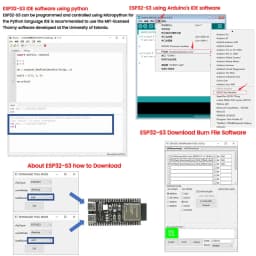 ESP32-S3 Wifi BT Module Development Board for Arduino IDE ESP32-S3 N16R8 N8R2 44Pin Type-C 16MB Flash 8M PSRAM ESP32 S3
