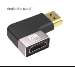 HDMI 90 and 270 Degree Adapter,HDMI 2.1 8K@60hz 2.0 4K@120hz 2K Right Angle HDMI L Adapter for HDTV PS4 PS5 Lapto