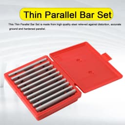 10 Pairs 1/8" 0.0005" or 20 Pairs 1/32" 0.0001" Precision Steel Parallel Plates Style Thin Machinist CNC Parallel Set