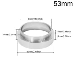 58/53/51MM Commercial Barista Tamper & Dosing Ring Kit | Aluminum Portafilter Accessories for Espresso Coffeeware Tools 58mm Tam