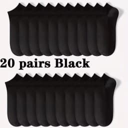 5/10-Pack Unisex Comfort-Fit Ankle Socks For All, Breathable & Lightweight - Ideal For Sports & Daily Wear