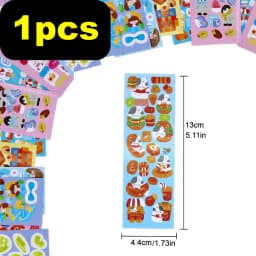 Kawaii Stickers for Kids Cute Stationary Aesthetic Diary Decoration Art Supplies Stickers for Scrapbooking Lot Korean Paper Desk