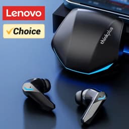 Choice Lenovo GM2 Pro Earphone Bluetooth 5.4 Headphones with Mic 9D Stereo Pro 6 Earbuds Dual Modes Music Game Wireless Headset