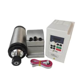 【EU】 2.2KW ER20 CNC Router Milling Kit Air cooled Cooling spindle motor With HY frequency converter vfd inverter