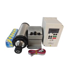【EU】 2.2KW ER20 CNC Router Milling Kit Air cooled Cooling spindle motor With HY frequency converter vfd inverter