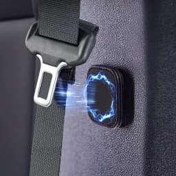 Magnetic Car Seat Belt Holder Fixing Clip Pu Leather Seatbelt Limiter Stopper For Safety Belt Clip Prevent Falling