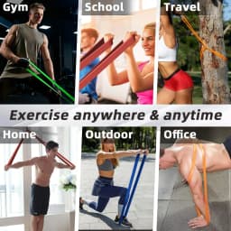 20~230lbs Heavy-Duty Resistance Band Agility Training Workout Gym Equipment Yoga Pilates Accessories Rubber Band Home Gym