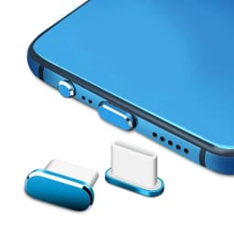 Metal Type C Dust Plugs Cellphone Anti-dust Protectors for Apple iPhone 15 Pro Max/15 Plus/15 Samsung Dustplug