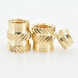 M2 M2.5 M3 M4 M5 M6 M8 M10 Brass Heat Insert Nut Double Twill Knurle Molding Injection Embedment Thread Hot Melt Nuts 3d Printer