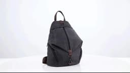 Kono Women's Anti-Theft Backpack - Vintage Canvas Rucksack, Large Capacity Daypack for Work/School/Travel
