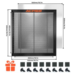ACMER 400*400 Honeycomb Panel Table Laser Engraving and Autting Machine Laser Honeycomb Panel Bed Cutting Table 300*300
