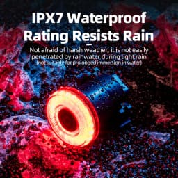 ROCKBROS Smart Bike Tail Light Bicycle Rear Lights IPX6 Waterproof Bike Lights for Night Riding with Type C Rechargeable