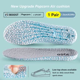 1 Pair EVA Material Invisible Height Increase Insoles For Shoes Breathable Shock Absorption Comfortable For Women Men