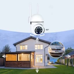 1MP Wifi IP Wireless Security Surveillance PTZ Camera 4X Zoom Cameras Tracking Two-way Audio HD Night Color Cam