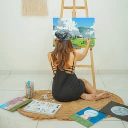 Pine Wood Table Easel Adjustable For Artist Easel Painting Craft Wooden Stand For Party Decoration Party Supplies 1.5m/1.75m
