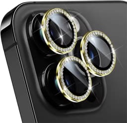 Glitter Diamond Rhinestone Camera Lens Protector for iPhone 17 18 Pro Max 16 16Pro 15 14 Plus 13 12 Mini 11 Air 17Pro 18Pro Max