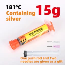 Lead-containing and 181-degree Silver-bearing Solder Paste for Syringe Soldering Applied in SMT (Surface Mount Technology) Chip