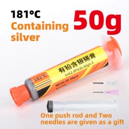 Lead-containing and 181-degree Silver-bearing Solder Paste for Syringe Soldering Applied in SMT (Surface Mount Technology) Chip