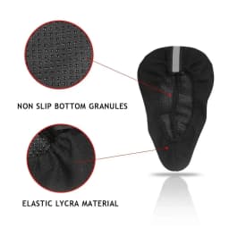 2025 Bicycle Saddle 3D Soft Cycling Seat Cover MTB Mountain Bike Thickene Sponge Pad Outdoor Breathable Cushion Bike Accessories