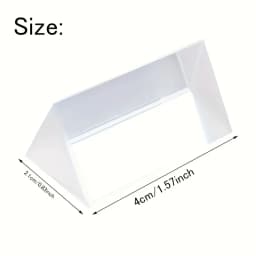 Educational Glass Prism - Spectral Reflection, Ideal Teaching and Photography Tool, Perfect Gift for Science Enthusiasts