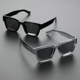 1/2 PC S Classic Fashion Square Plastic Frame Women Sunglasses For Men Daily Life Shades Eyewear Accessories.