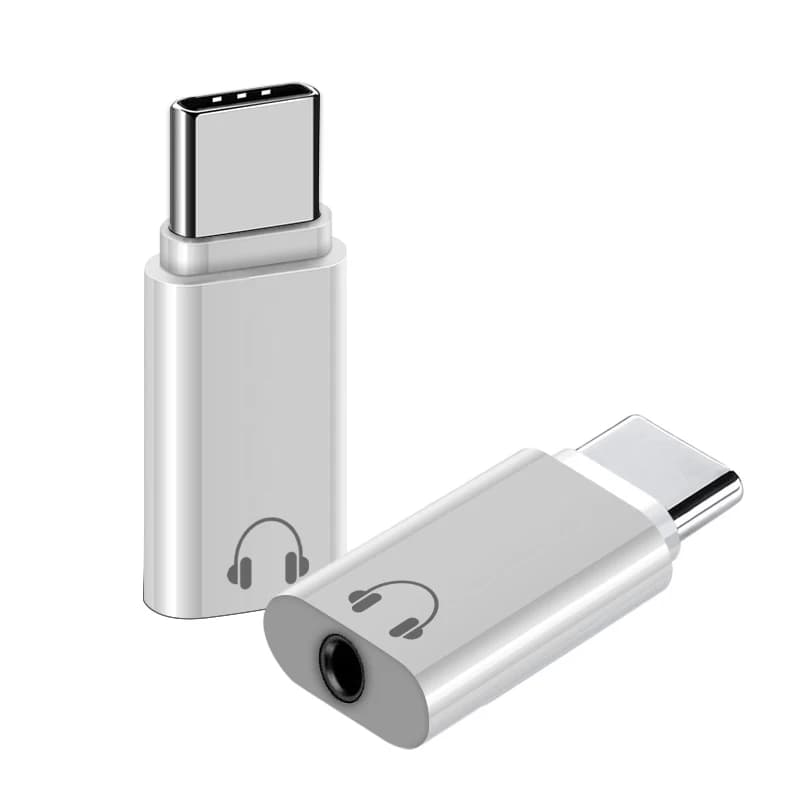 Type C Male to 3.5mm Jack Female Adapter For Xiaomi Redmi Huawei Honor POCO for Cell Phone USB-C 3.5mm Wired Earphones Converter