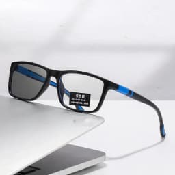 Photochromic Anti Blue Light Outdoor Sports Cycling Ultra Light High-definition Color Changing Myopia Glasses 0 -0.5 -0.75 -1.25