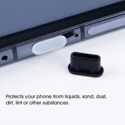 Silicone Dust Plugs Type C Charging Port Protector Stopper Cap Cover for Iphone 16 15 Pro Max 16 15 Plus Samsung Anti-Dust Plug