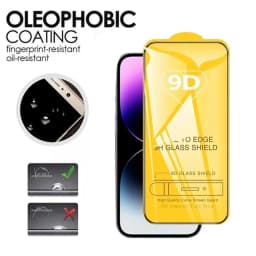 9D Screen Protectors Tempered Glass for iPhone 17 18 Pro Max 16 16e 15 14 13 12 11 Protective Glass for iPhone X XR XS 7 8 Plus