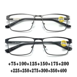 Men Business Reading Glasses Frame for Reader Mens Presbyopia Blue Light Blocking Eyeglasses Classic Hyperopia Spectacles Diopte