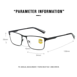 Men Business Reading Glasses Frame for Reader Mens Presbyopia Blue Light Blocking Eyeglasses Classic Hyperopia Spectacles Diopte