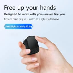 Mouse Ring Remote Control with Touchpad,Smart Automatic Screen Clicker Device,Continuous Clicker,Scrolling Ring Remote Control S