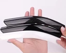 For Tesla Model 3 Y YL Juniper Highland 2025-2020 2026 ABS Rearview Mirror Anti-collision Strips Trim Anti-scratch Sticker Cover